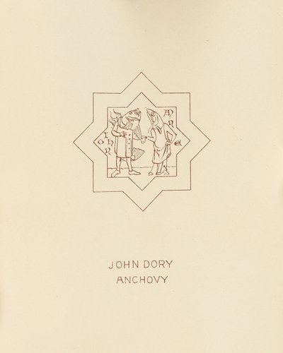 John Dory, Anchovy by William Burges
